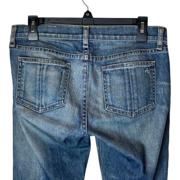 Rag & Bone Jeans Womens Size 26 Blue New Quay Wash Split Hem The Crop - Picture 5 of 14